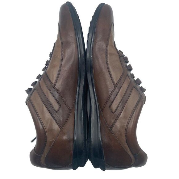 Kenneth Cole License Plate Leather Shoes Brown Size 11 - Picture 12 of 12